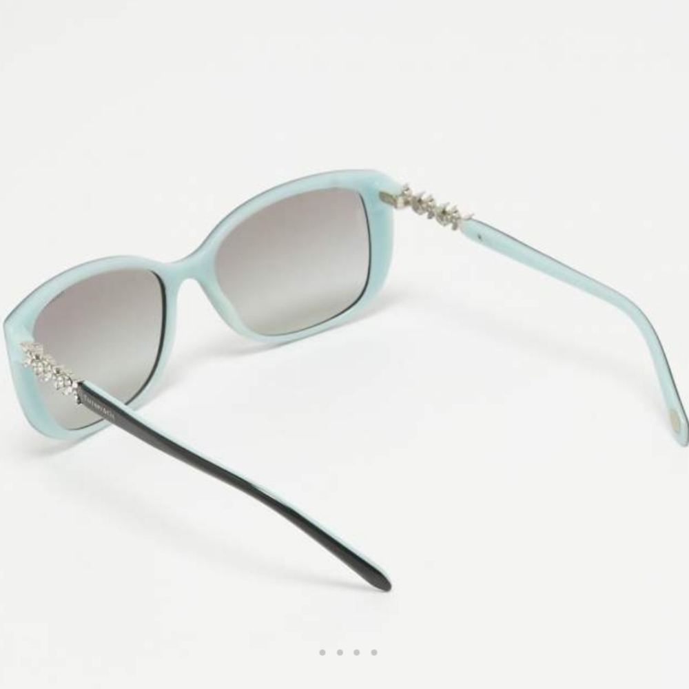 Tiffany & Co. Black and Blue TF4090B Crystal Sunglasses - Picture 3 of 11